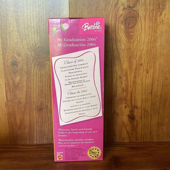 My Graduation 2004 Mattel Barbie Doll Black Gown #C5266 English & Spanish - Picture 5 of 6